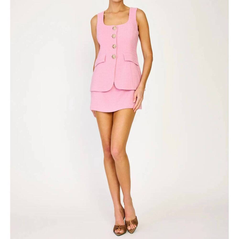 NEW LINE AND DOT marlowe mini dress in pink